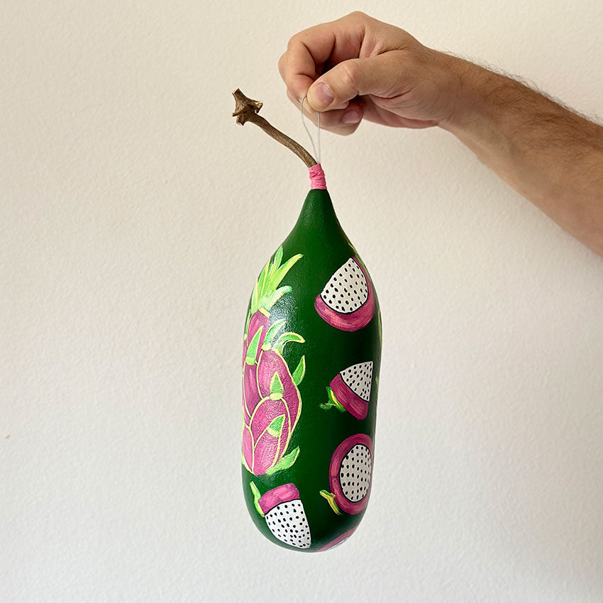 Cabaças pintadas à mão - Carla Maria