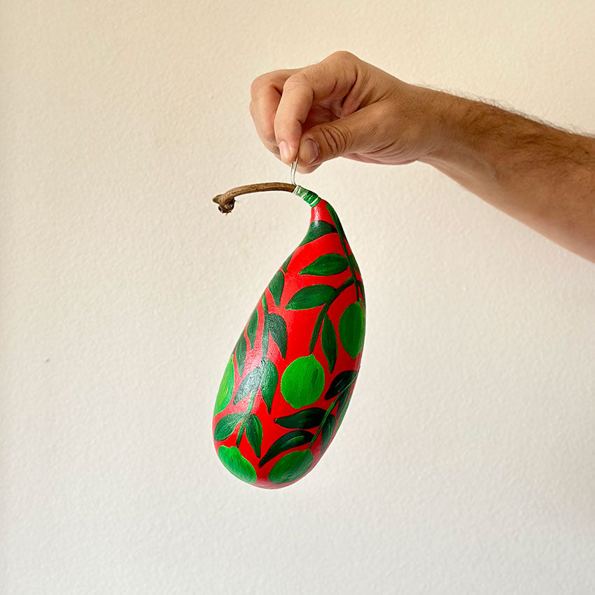 Cabaças pintadas à mão - Carla Maria