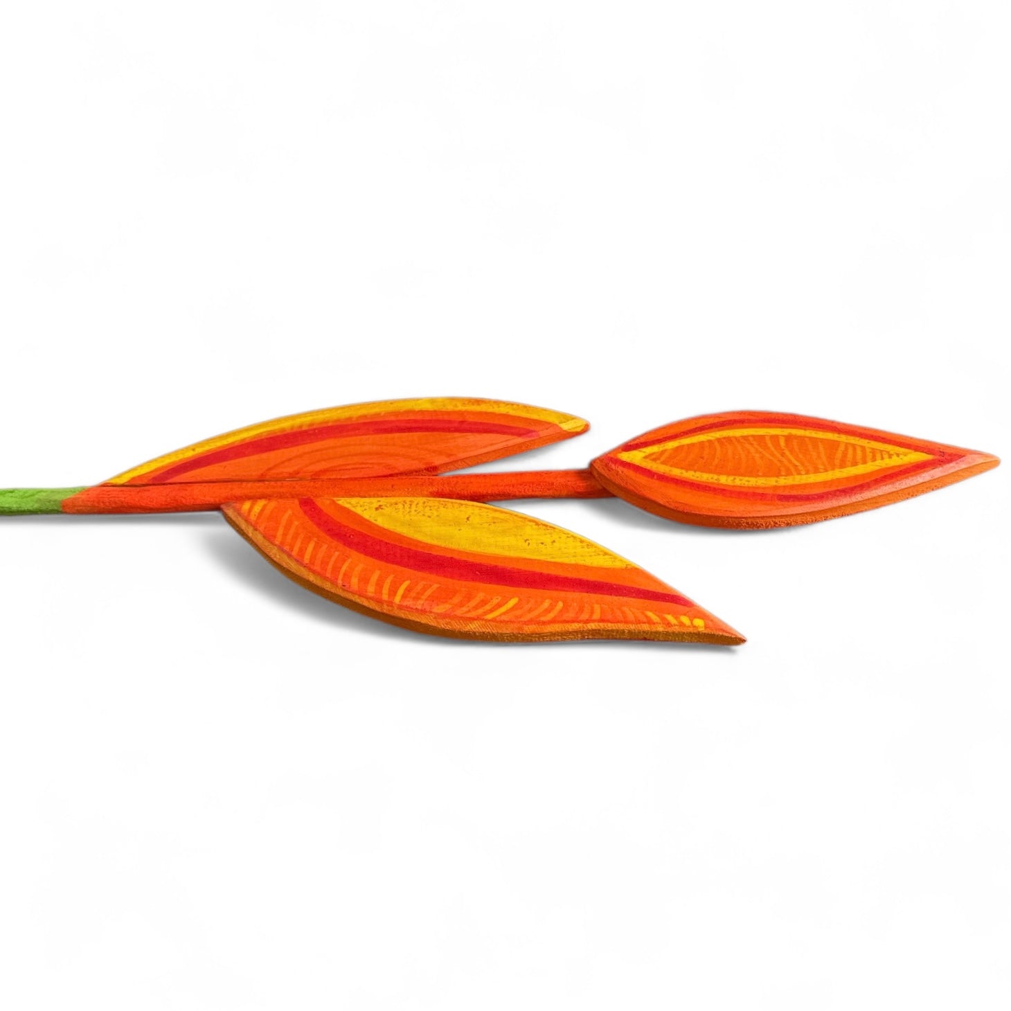 Buquê com 4 plantas em madeira pintadas a mão