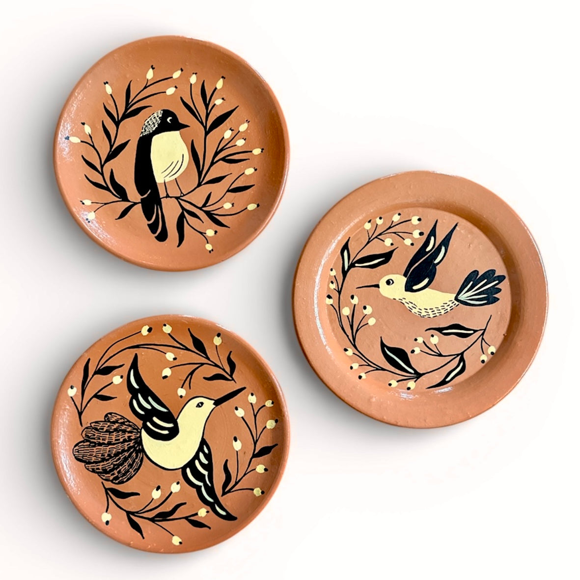 Prato de parede pintado à mão M