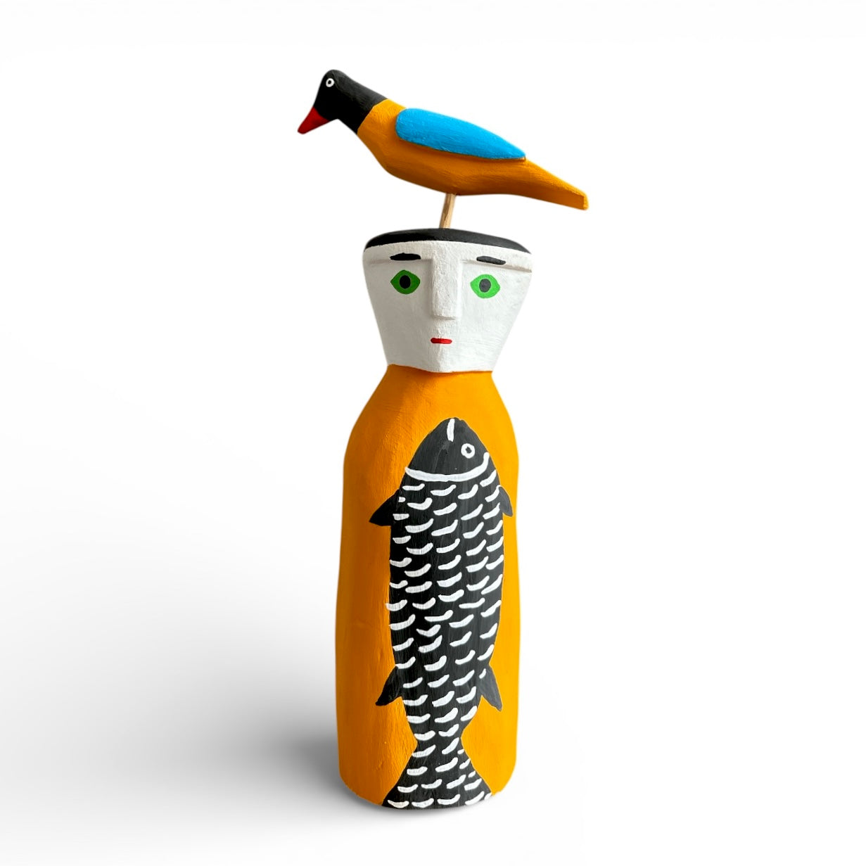 Cabeça com pássaro – Salvinho