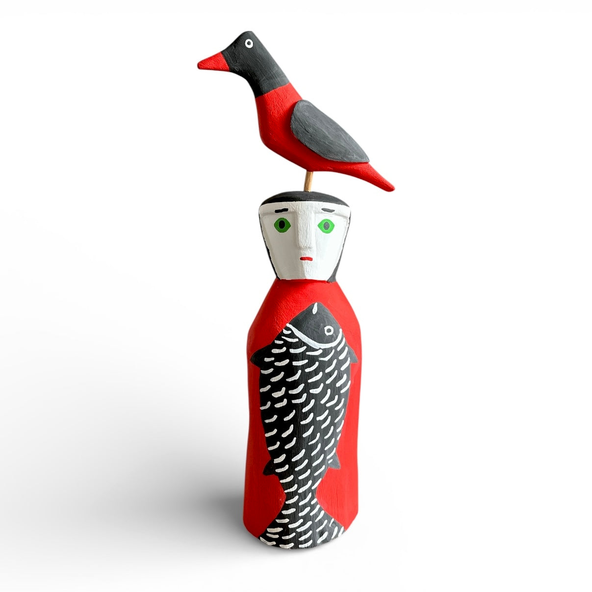 Cabeça com pássaro – Salvinho