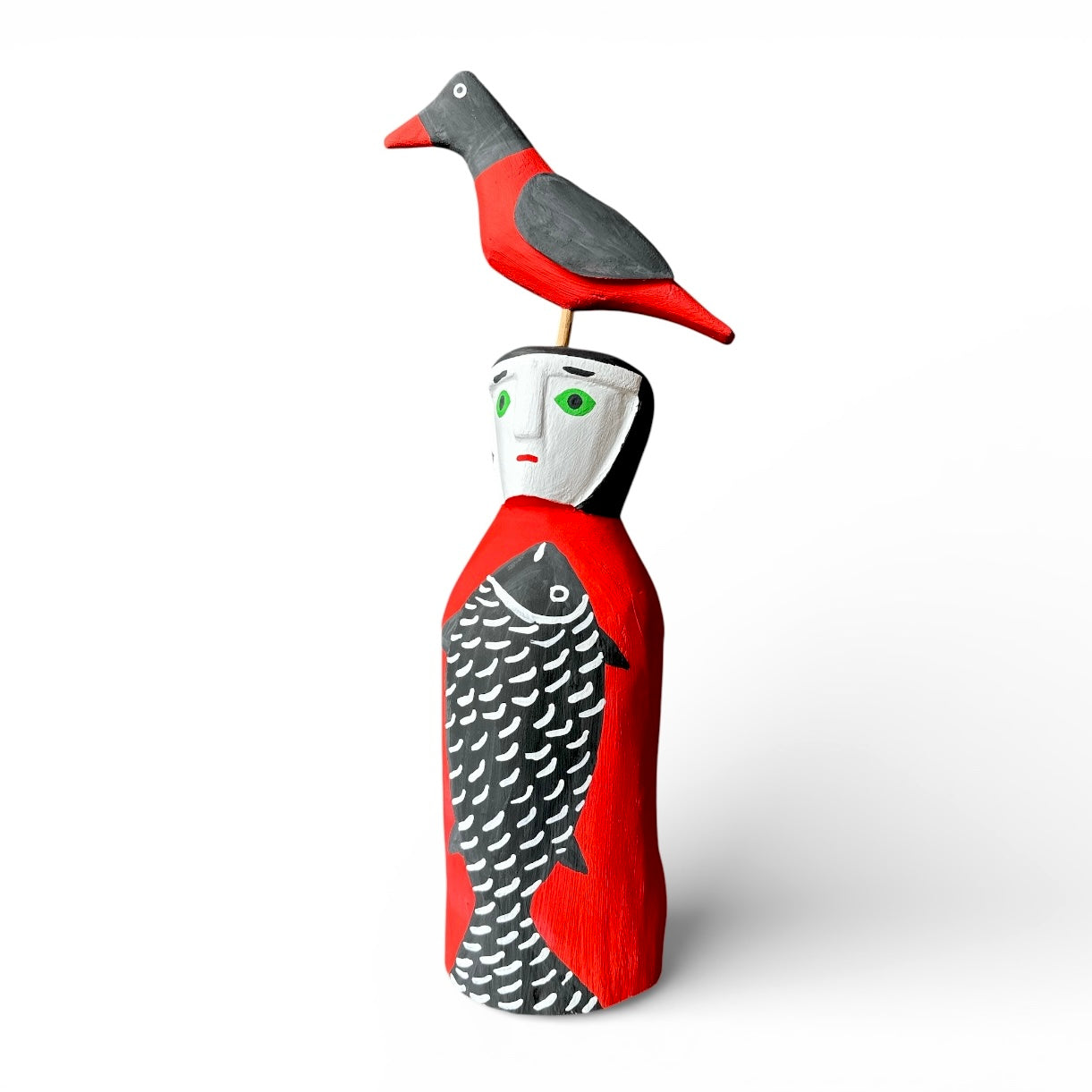 Cabeça com pássaro – Salvinho