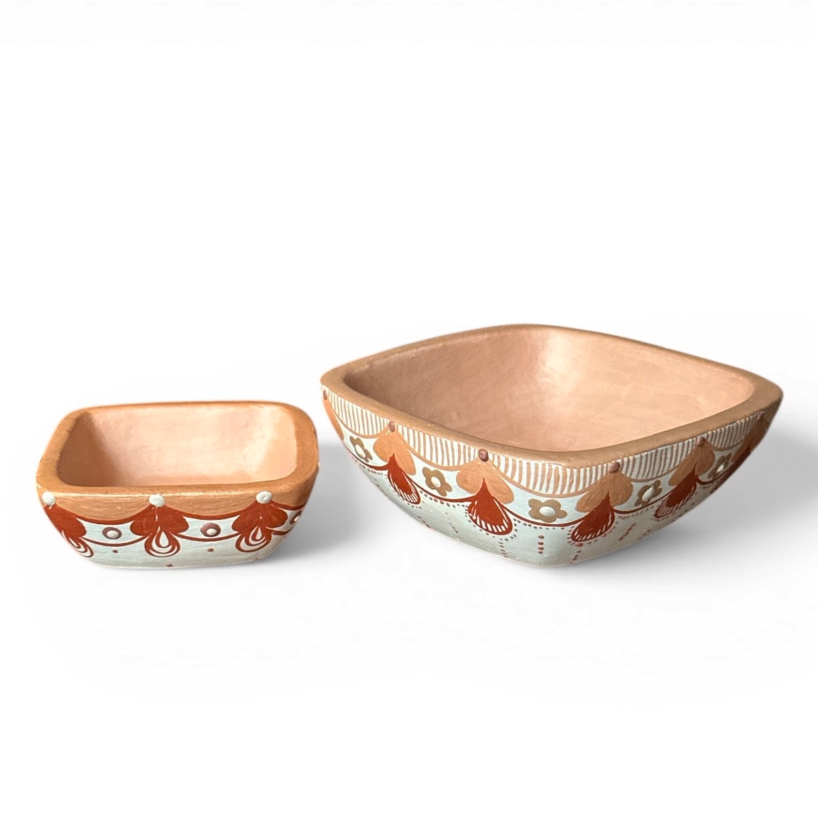 Dupla de Mini travessas quadradas - Jequitinhonha