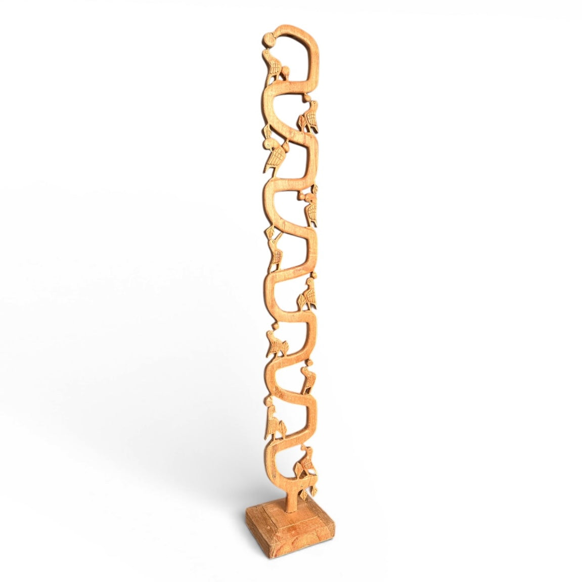 Totem em madeira 100cm - Família Julião