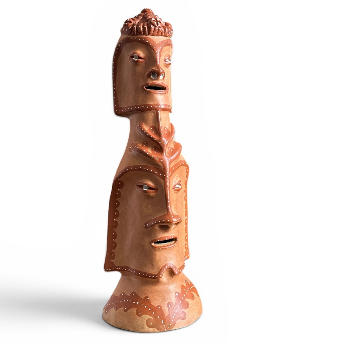 Totem com 2 cabeças - José Maria Pereira
