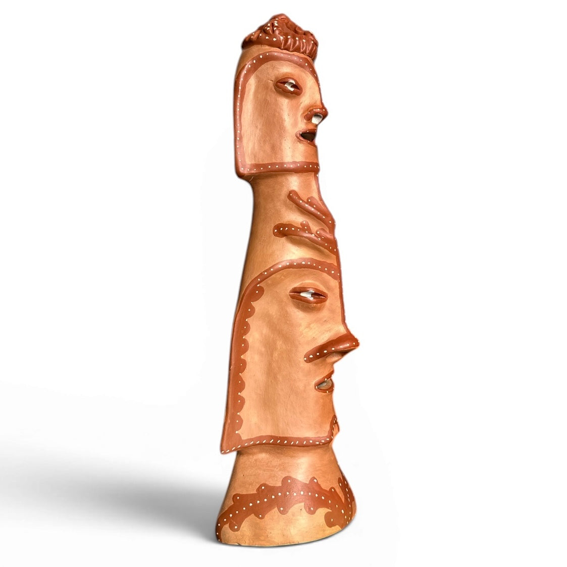 Totem com 2 cabeças - José Maria Pereira