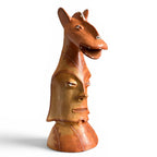 Totem com 2 cabeças - José Maria Pereira