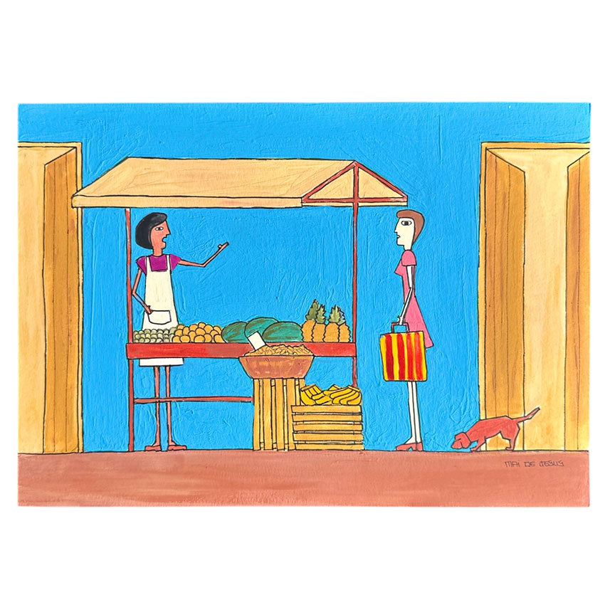 Desenho original "Eu tenho pra vender" - Mai de Jesus