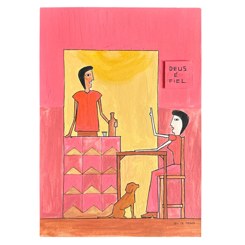 Desenho original "Deus é fiel" - Mai de Jesus