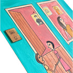 Desenho original "Esperando na janela" - Mai de Jesus