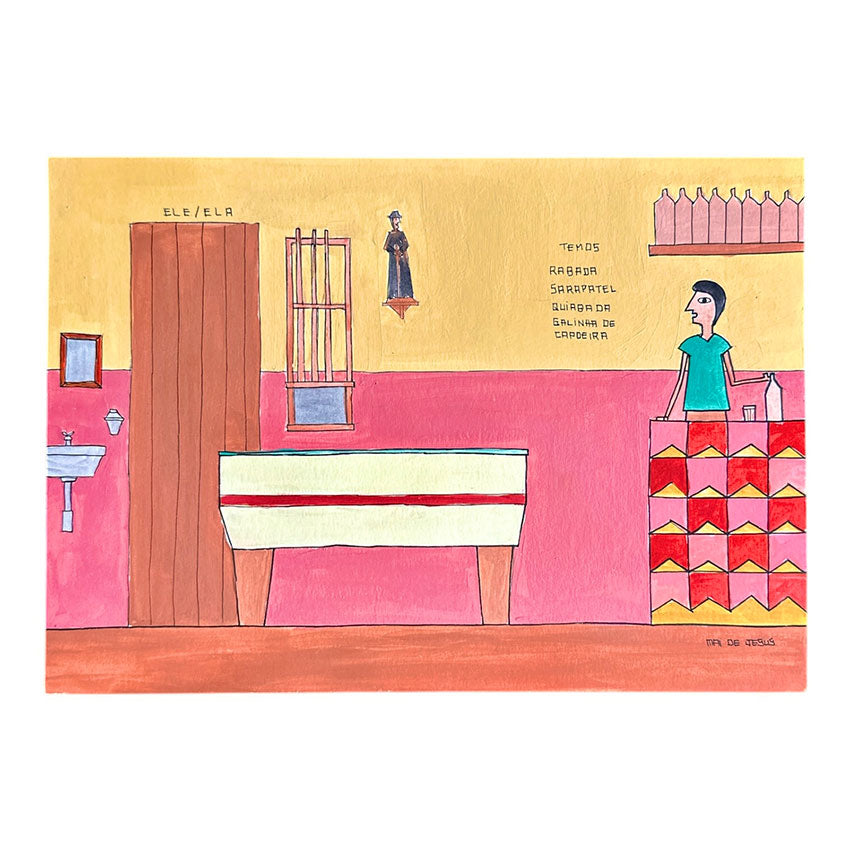 Desenho original "Bar da sinuca" - Mai de Jesus