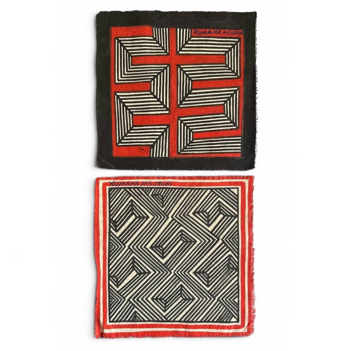 Dupla de grafismos em Telas - Etnia Asurini