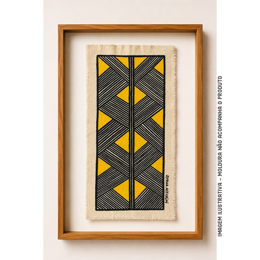 Grafismo em Tela - Etnia Asurini