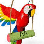 Arara Vermelha - Palmeira Miriti