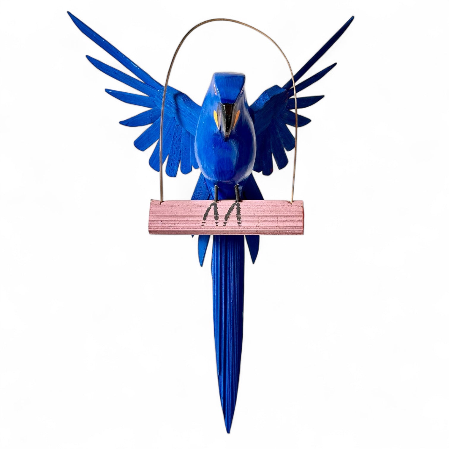 Arara Azul - Palmeira Miriti