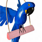 Arara Azul - Palmeira Miriti