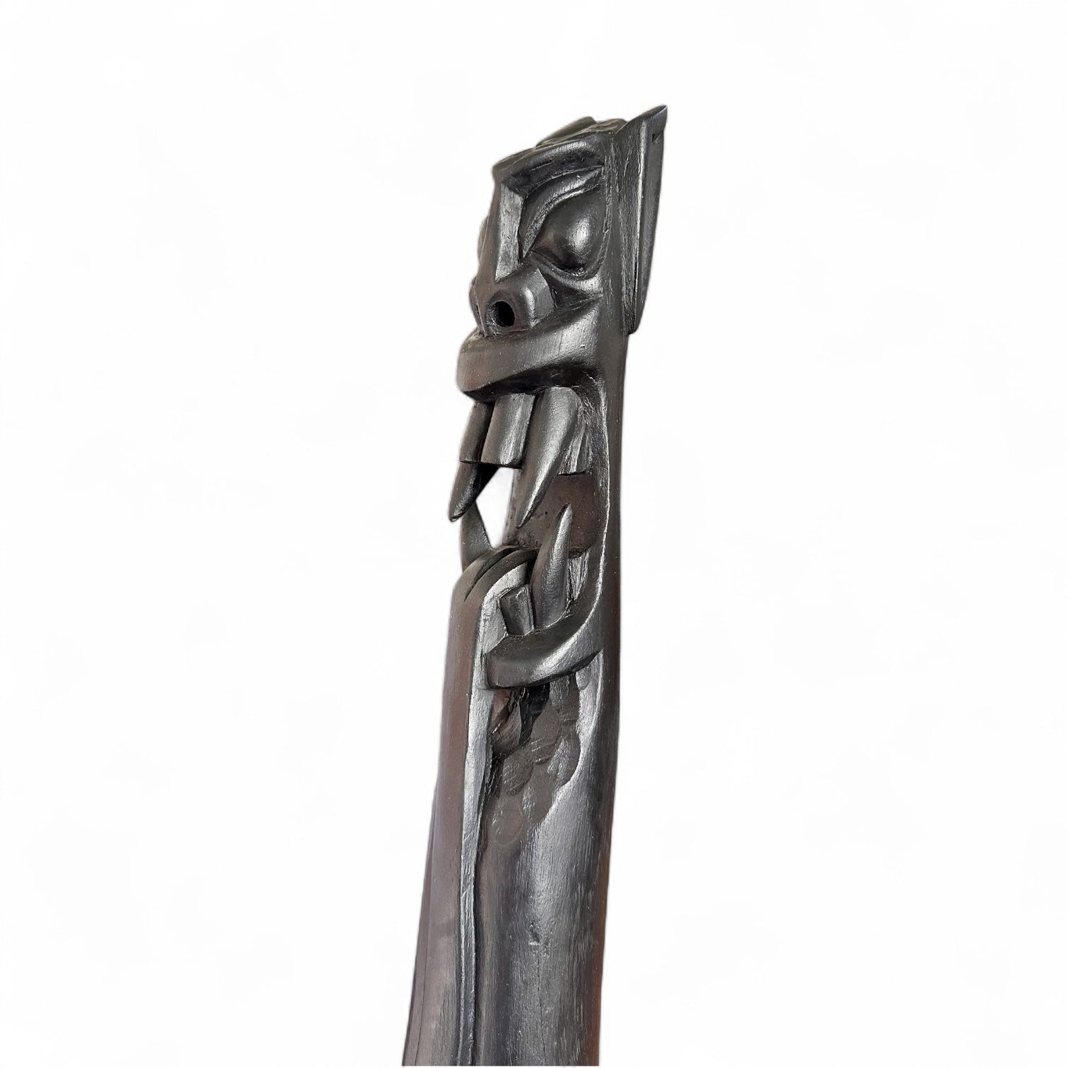 Escultura Carranca em tronco - Boni