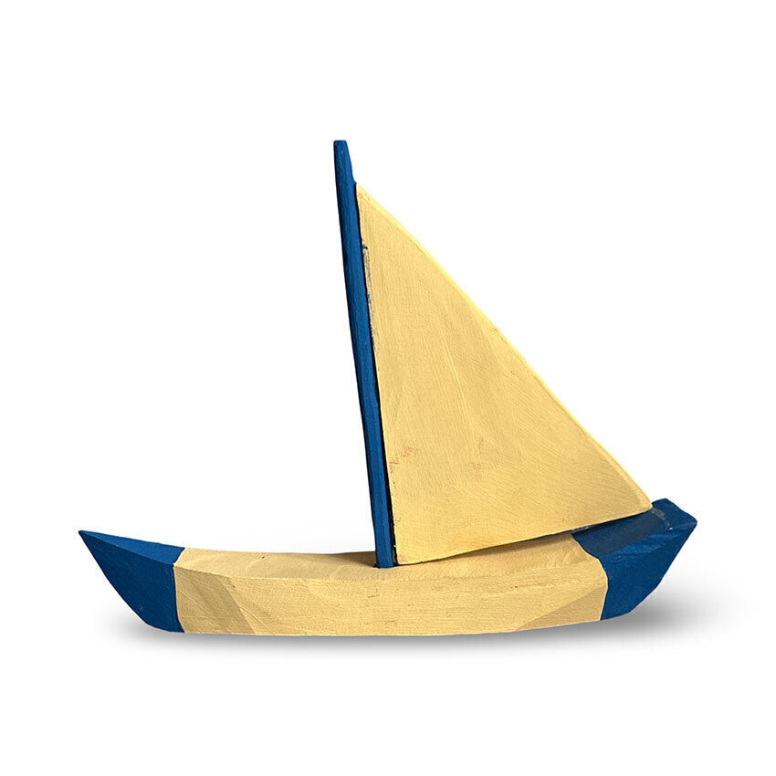 Barquinho em madeira - Zé Branco