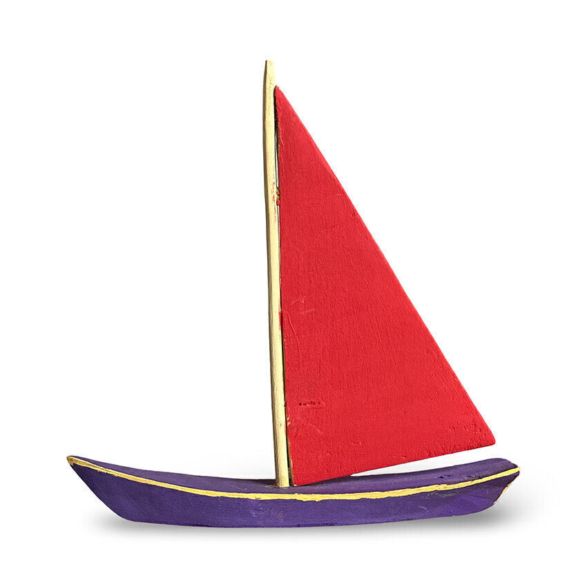 Barquinho em madeira - Zé Branco