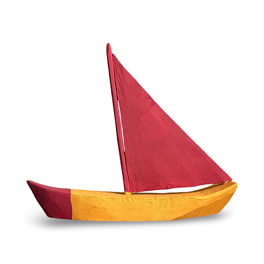 Barquinho em madeira - Zé Branco