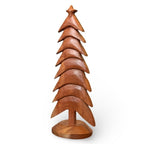 Árvore de natal esculpida em madeira - Juliana Julião
