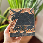 Matriz xilogravura J. Miguel - Bumba meu Boi