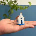 Mini Igrejinha em cerâmica - Vale do Jequitinhonha