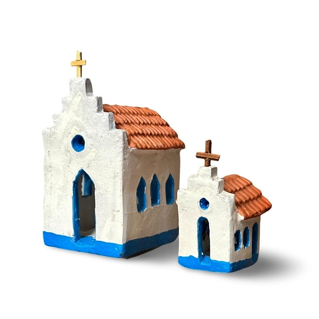Mini Igrejinha em cerâmica - Vale do Jequitinhonha