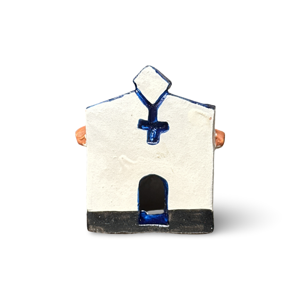 Mini Igrejinha em cerâmica - Vale do Jequitinhonha
