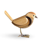 Pássaro em bambu e madeiras variadas