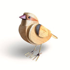 Pássaro em bambu e madeiras variadas