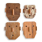 Máscara em madeiras variadas