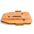 Máscara em madeiras variadas