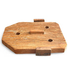 Máscara em madeiras variadas