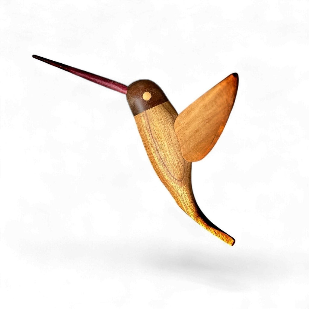 Beija Flor duas cores com cauda pra cima