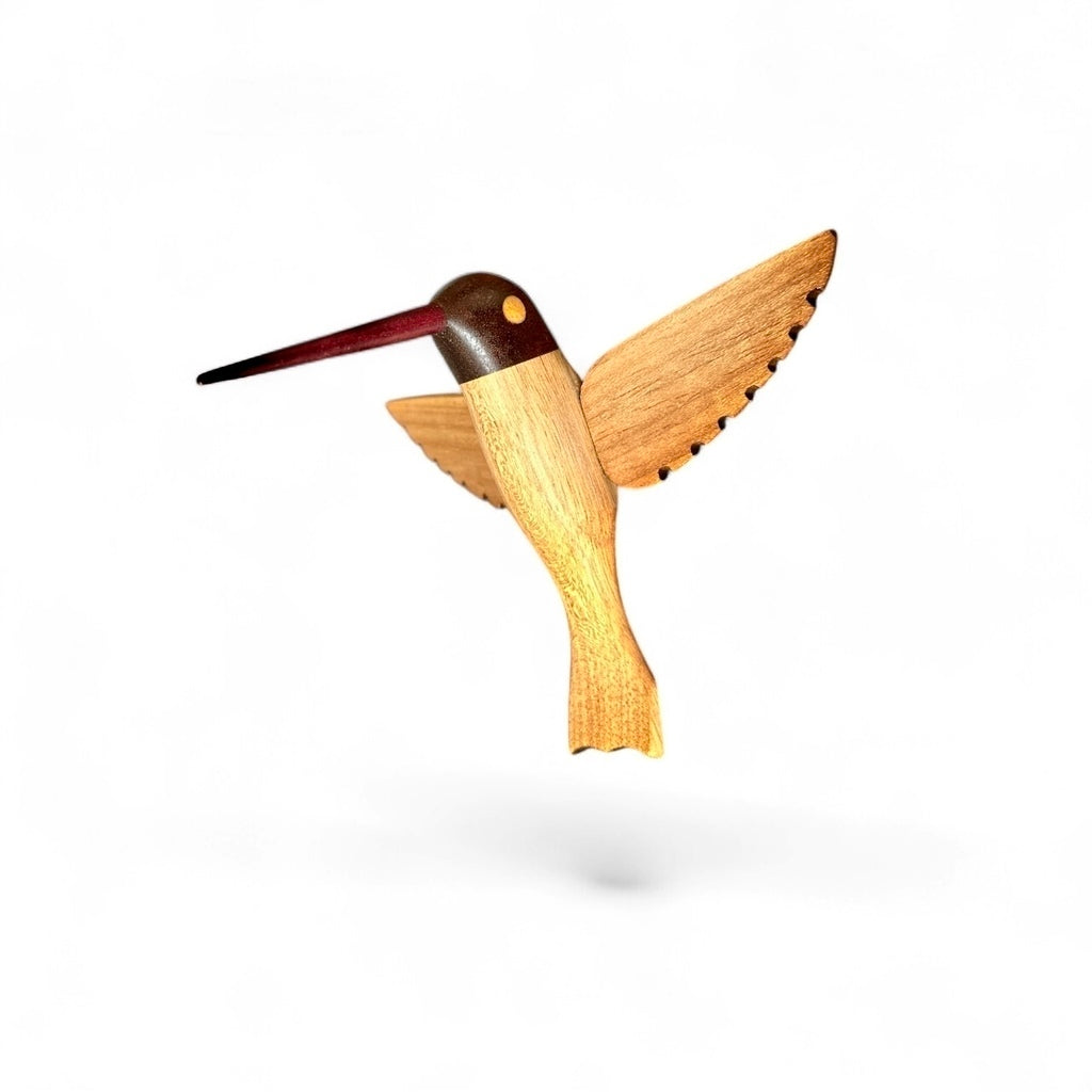 Beija Florzinho duas cores com cauda pra baixo