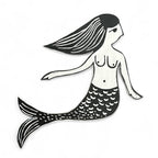 Sereia branca e preta - Julia Lage