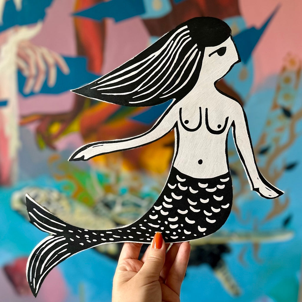 Sereia branca e preta - Julia Lage