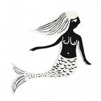 Sereia preta e branca - Julia Lage