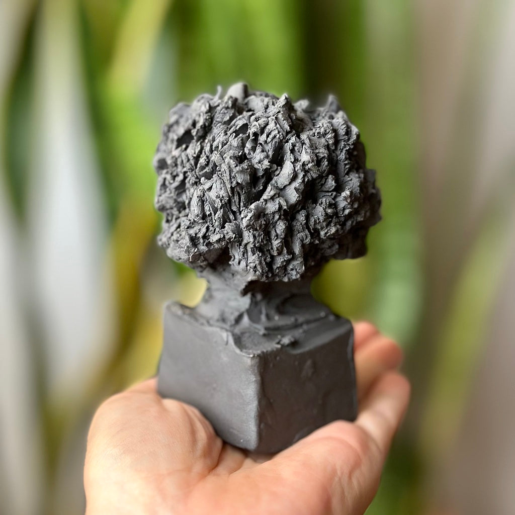Mini árvore em cerâmica preta- Tamanho 2
