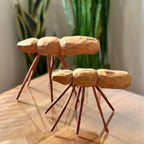 Escultura formiga em madeira - Simone