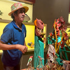 Carranca em madeira - Mestre Jasson
