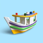 Barquinhos de Miriti 22 cm