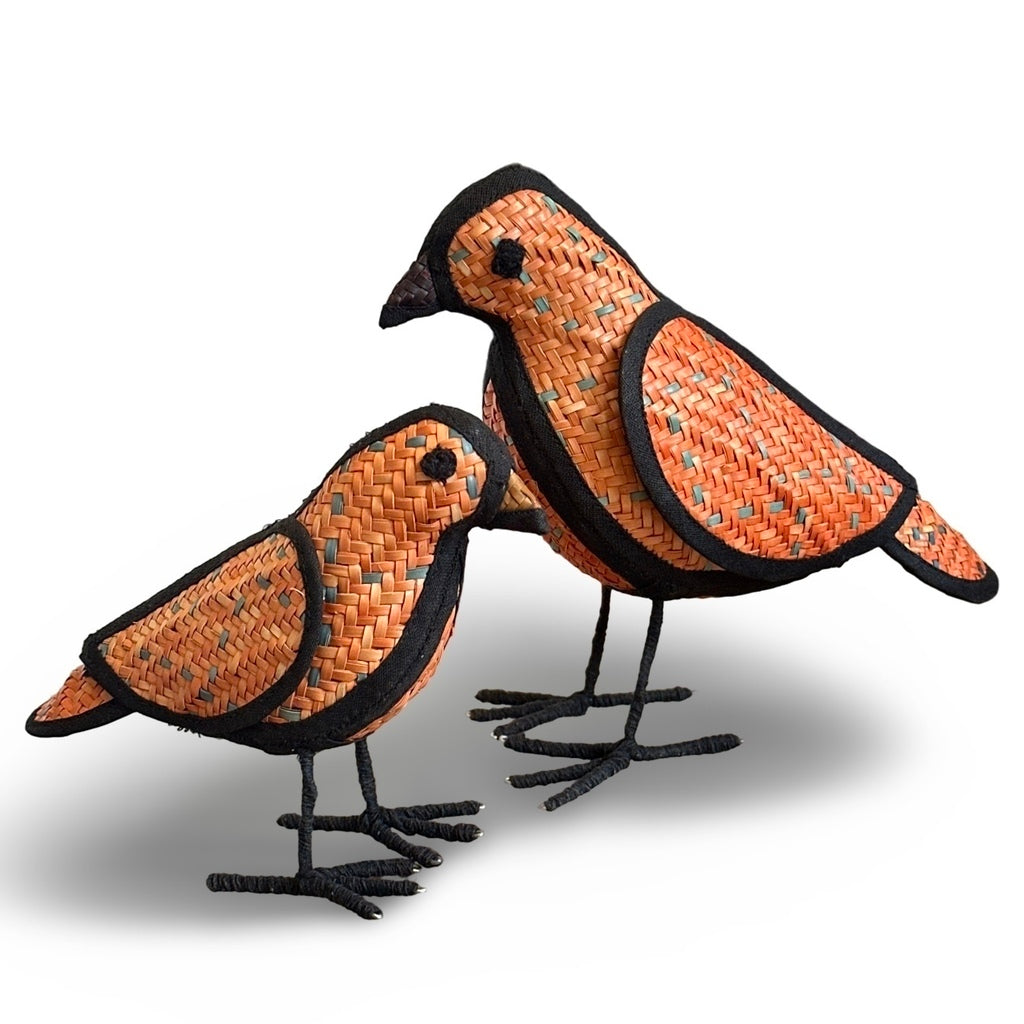 Pássaro em palha de Indaiá - P