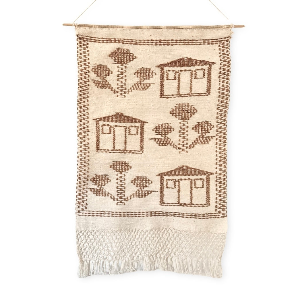 Estandarte em algodão - Tear manual