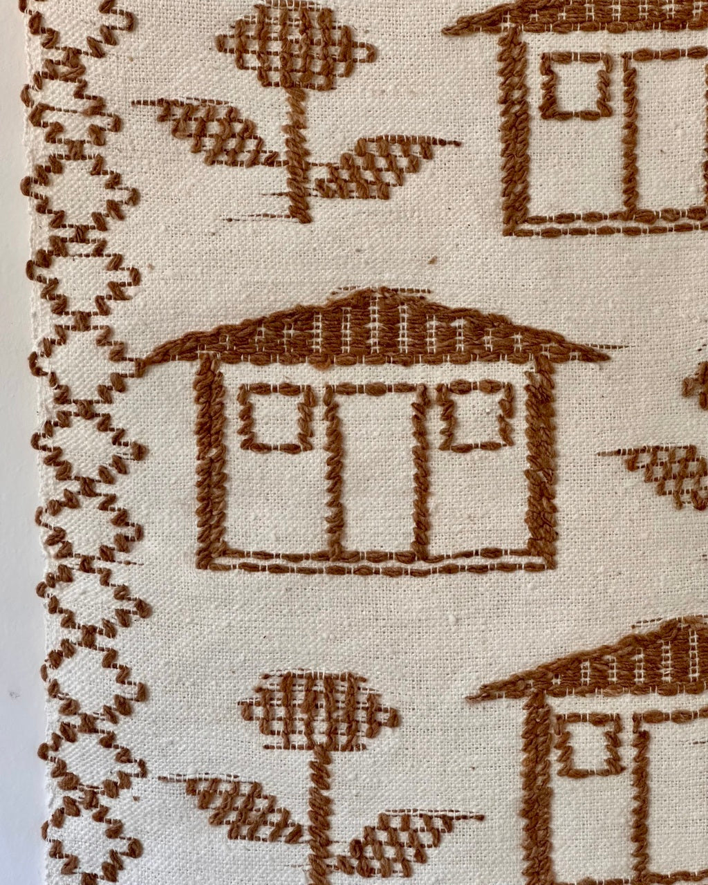 Estandarte em algodão - Tear manual