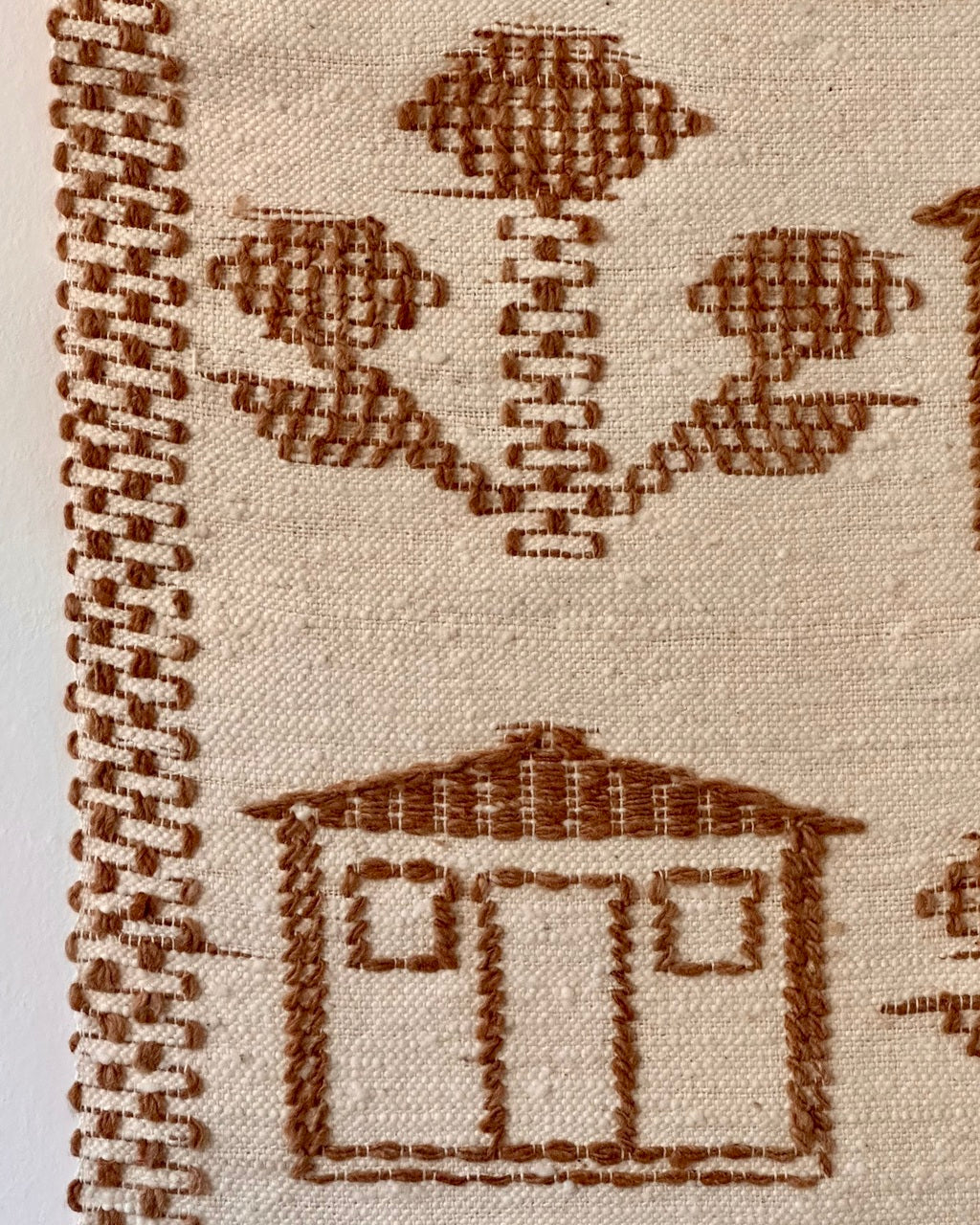 Estandarte em algodão - Tear manual