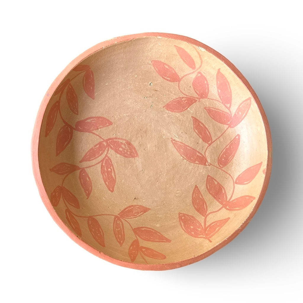 Travessa redonda em cerâmica - Oleiras do Candeal