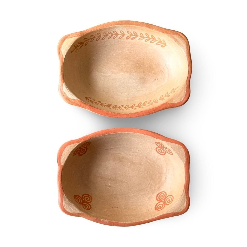 Dupla de Mini Travessas em cerâmica - Norte de Minas